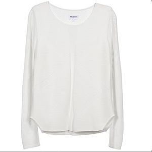 NWOT AMERICAN RETRO Gemma Sweater spring mesh white size 00 new without tags